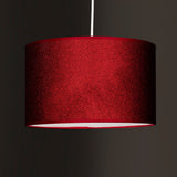 Glitter Red Lampshade
