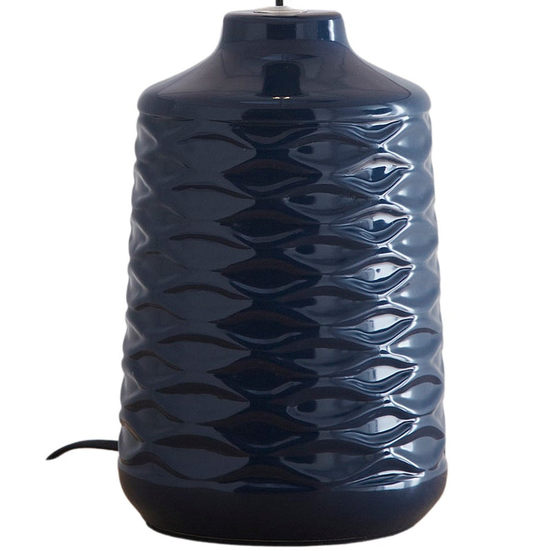 Blue Pottery Table Desk Light