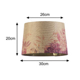 Beige Linen Fabric Retro Table Lamp Shade