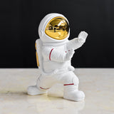 White Resin Astronaut Figurine