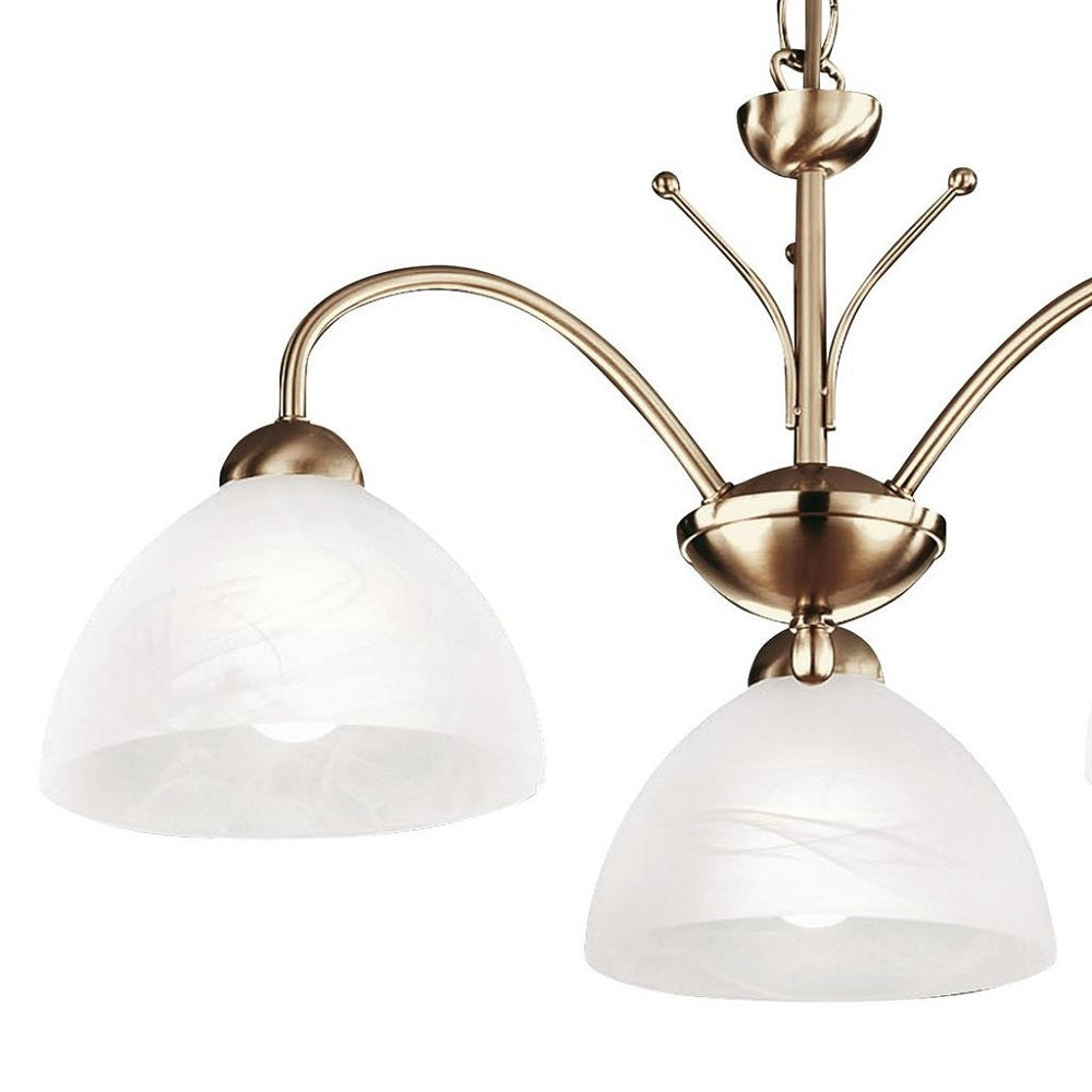 Aged Brass Bistro Indoor Pendant Ceiling Light