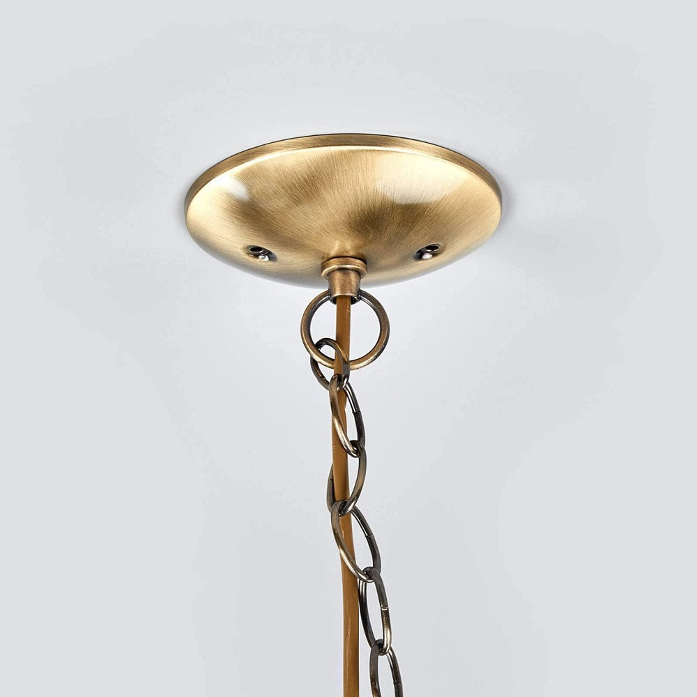 Aged Brass Bistro Indoor Pendant Ceiling Light