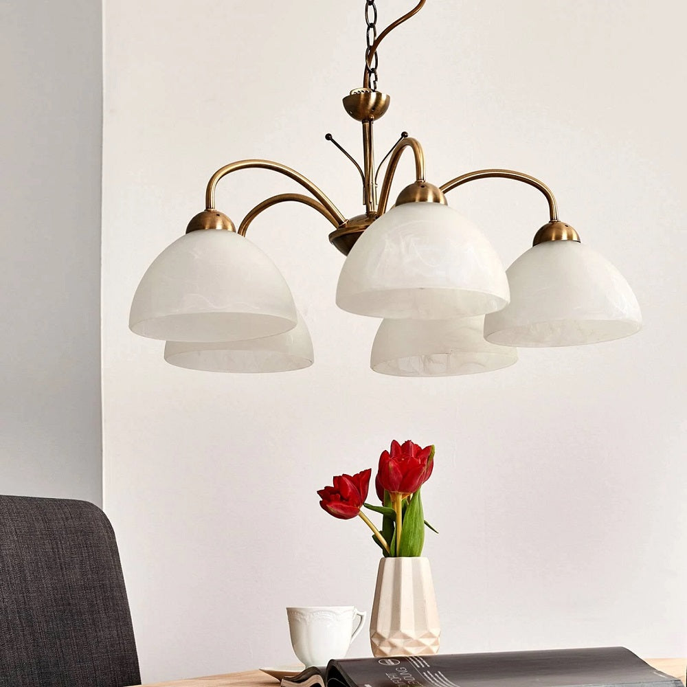 Antique Brass Vintage Traditional Pendant Light