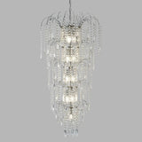 Clear Crystal Glass Vintage Chandelier Ceiling Light