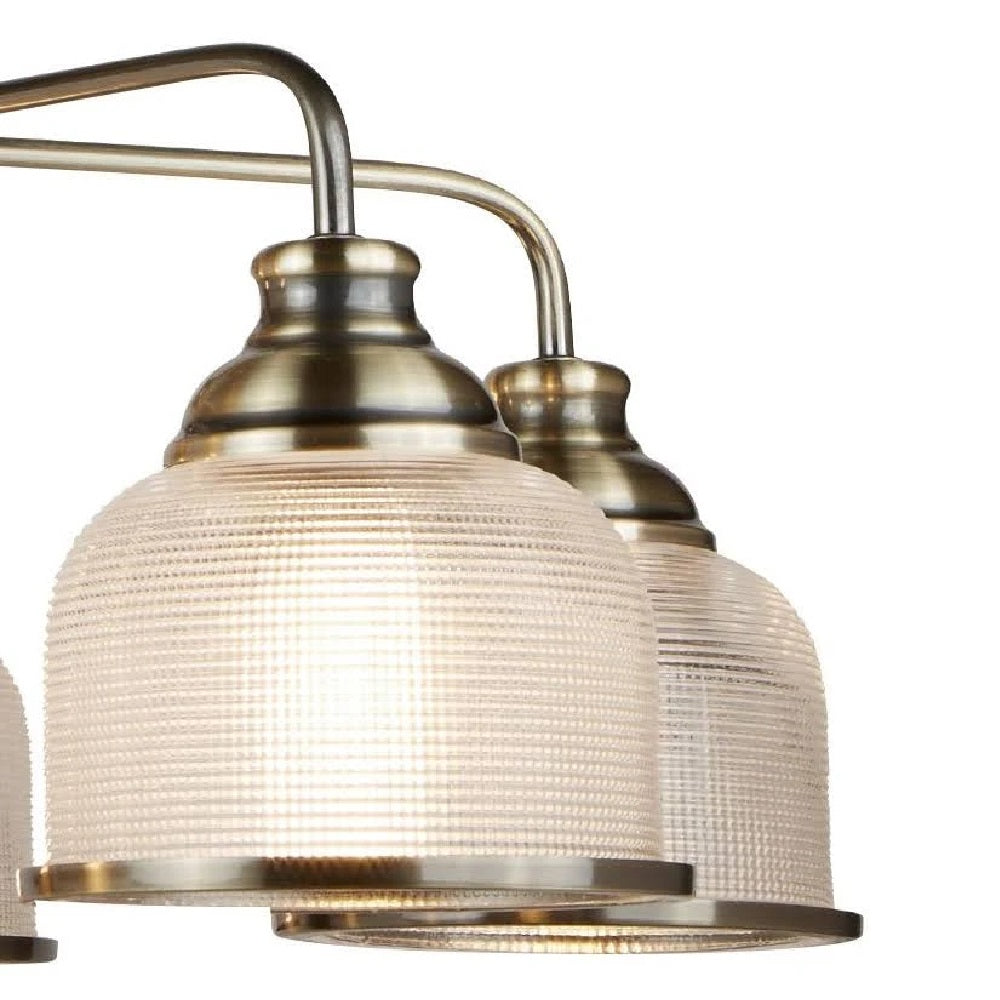 Antique Brass Bistro Indoor Pendant Ceiling Light