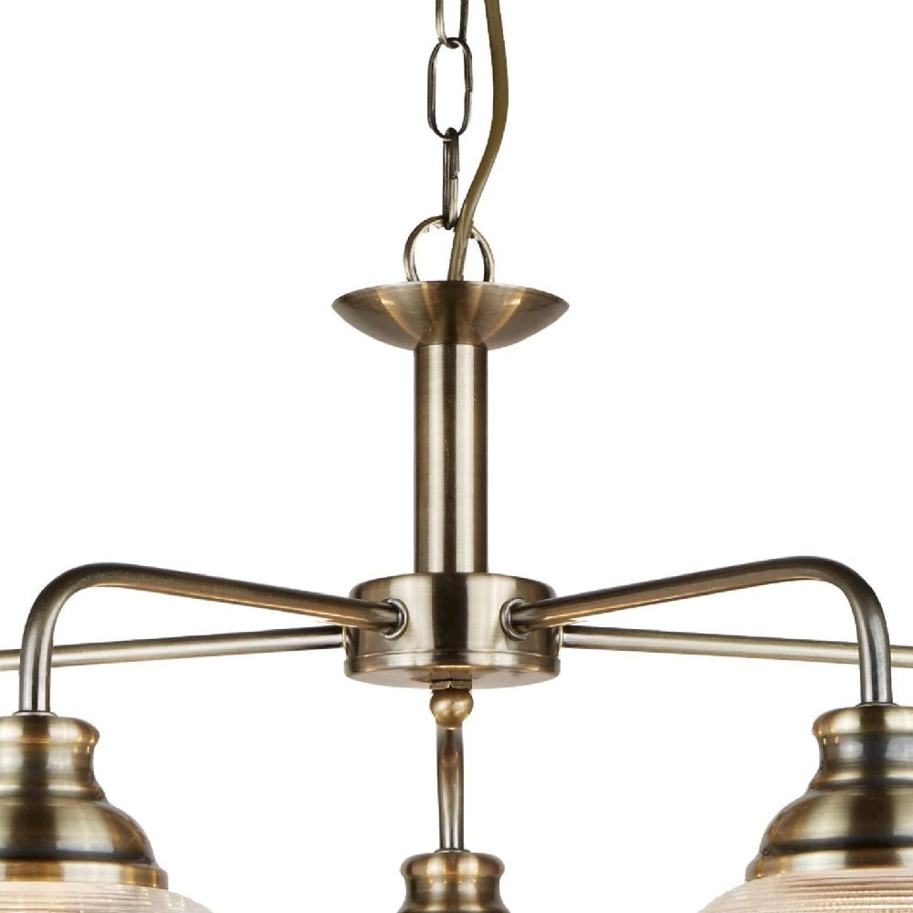 Aged Brass Bistro Indoor Pendant Ceiling Light