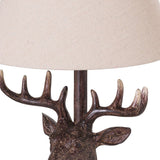 Retro Stag Head Table Desk Lamp