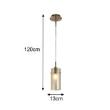Bronze Champagne Glass Dining Table Light