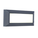 LED Anthracite Outdoor Modern Surface Mount Brick Wall Light 10W