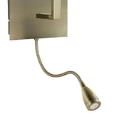 Brass Reading Wall Light for Bedrooms