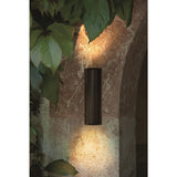 Eglo 94105 Riga LED Outdoor Antique Brown 2 Lamp Up & Down Modern Wall Light