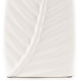 Contemporary White Flower Vase Short