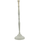 White Traditional Candlestick Table Lamp