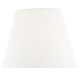 White Linen Lampshade Table Light