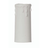 Oaks OA DRIP 04 WH White Vintage Candle Drip Sleeve 34mm x 80mm