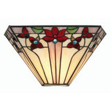 Oaks OT 3589 WB Camillo Tiffany Glass Vintage Up Wall Light