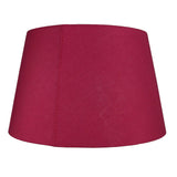 PMCD10BUR Burgundy 10" Rolled Edge Vintage Drum Cotton Fabric Lampshade