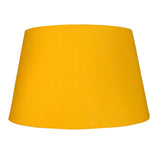 PMCD12MUS Mustard Yellow 12" Rolled Edge Vintage Drum Cotton Fabric Lampshade