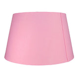 PMCD12PNK Pink 12" Rolled Edge Vintage Drum Cotton Fabric Lampshade