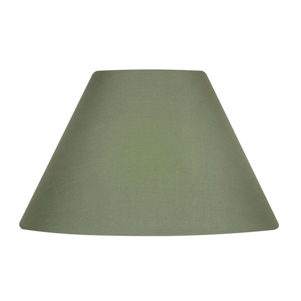 Oaks S501/10 SE Sage Green 10" Vintage Cotton Coolie Lamp Shade ...