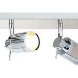 Britalia BRSPA-22560-CHR Polished Chrome Bathroom Modern 4 Lamp Bar Spotlight IP44