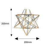 Antique Brass & Glass East Fit Star Pendant Shade