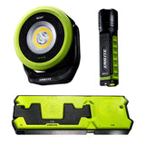 Unilite WCDBL+WCFL12+WCHX7 LED Wireless Kit Double Charging Pad with Flashlight Torch & Work Light