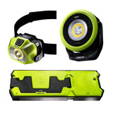 Unilite WCDBL+WCHT5+WCHX7 LED Wireless Kit Double Charging Pad with Headtorch & Work Light