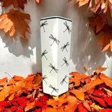 Black and White Dragonfly Umbrella Stand