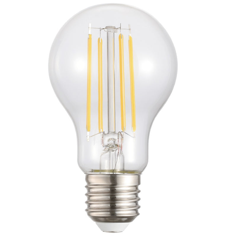 Eglo 117546 LED 8W (60W) GLS Lamp ES E27 Clear Filament 1055lm 4000k Cool White - Large Edison Screw Cap