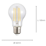 Large screw bulb cool white