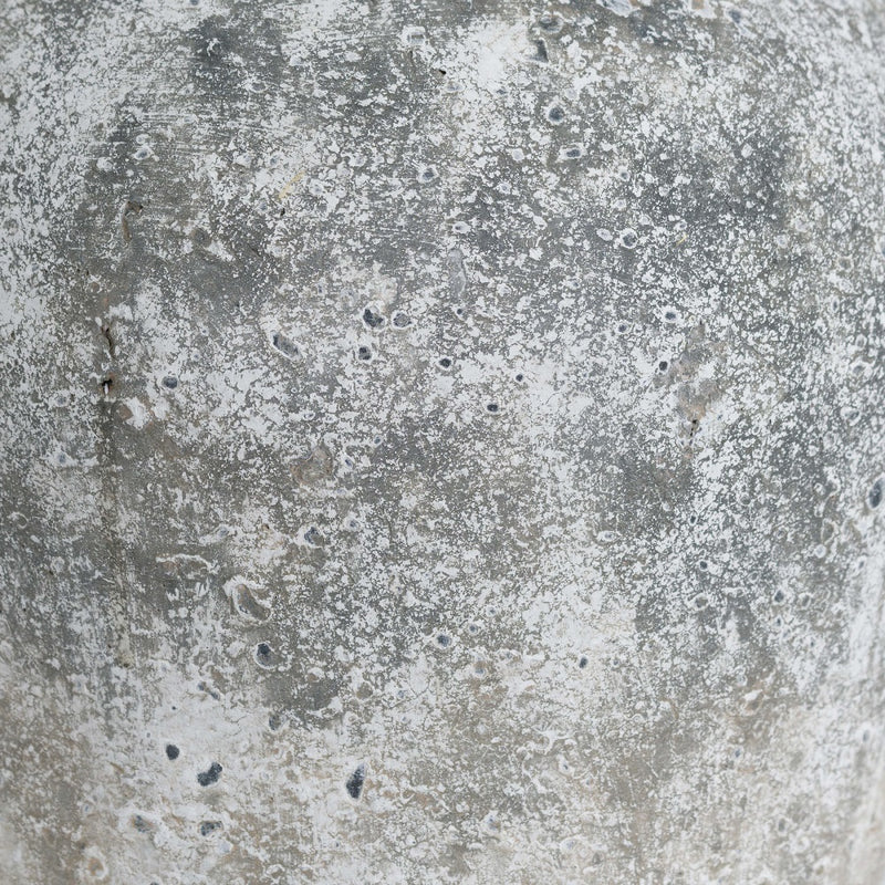 Stone effect ceramic urn