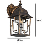 Antique Brass Down Lantern in a coach lantern Style