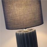 Large Navy Ceramic Table lamp