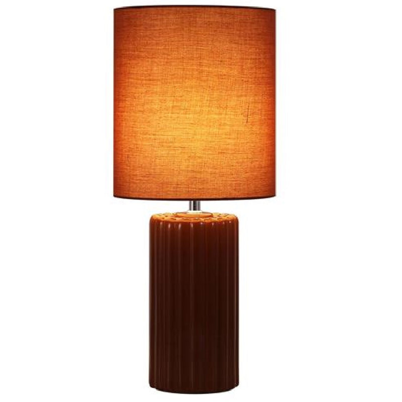 Burnt Orange Ceramic table Lamp