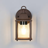 Antique Rust Outdoor Wall Light