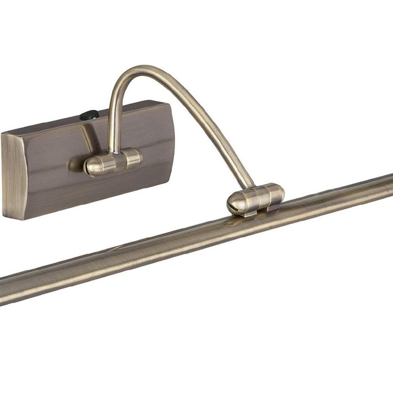 LED Antique Brass Modern Adjustable Head Picture Light 380mm