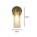 Satin Brass Bathroom Wall Light