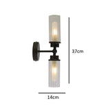Glass Twin Bathroom Wall Light