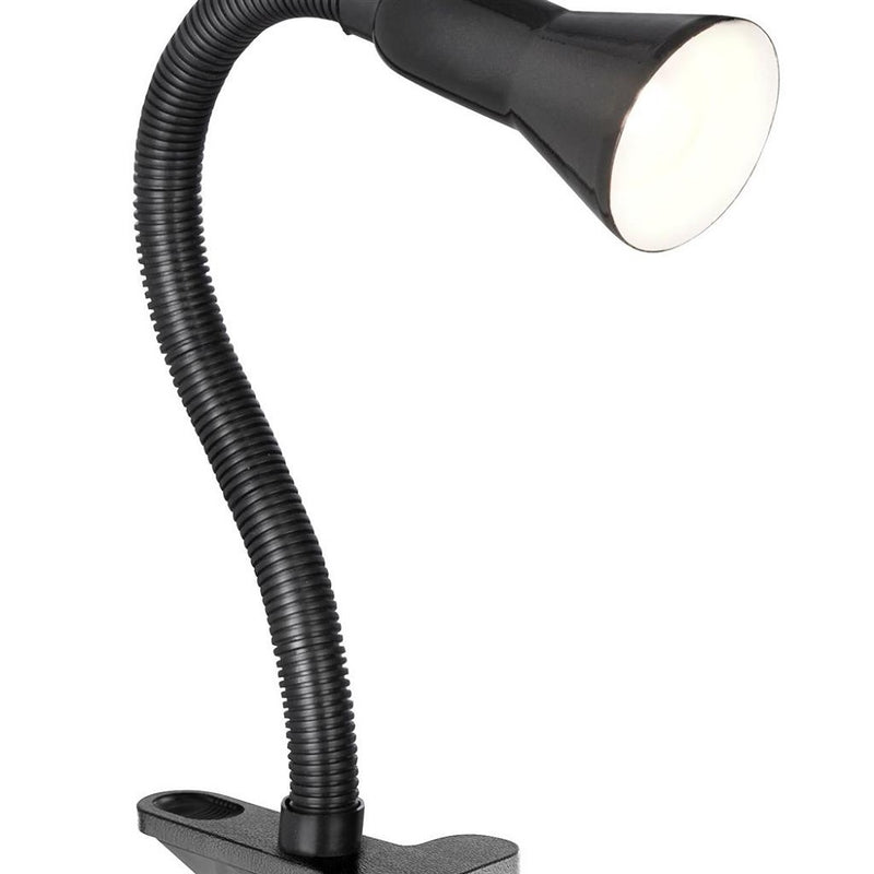 Black Metal Clamp Reading Spot Light