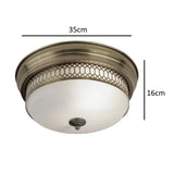 Vintage Brass Bathroom Light