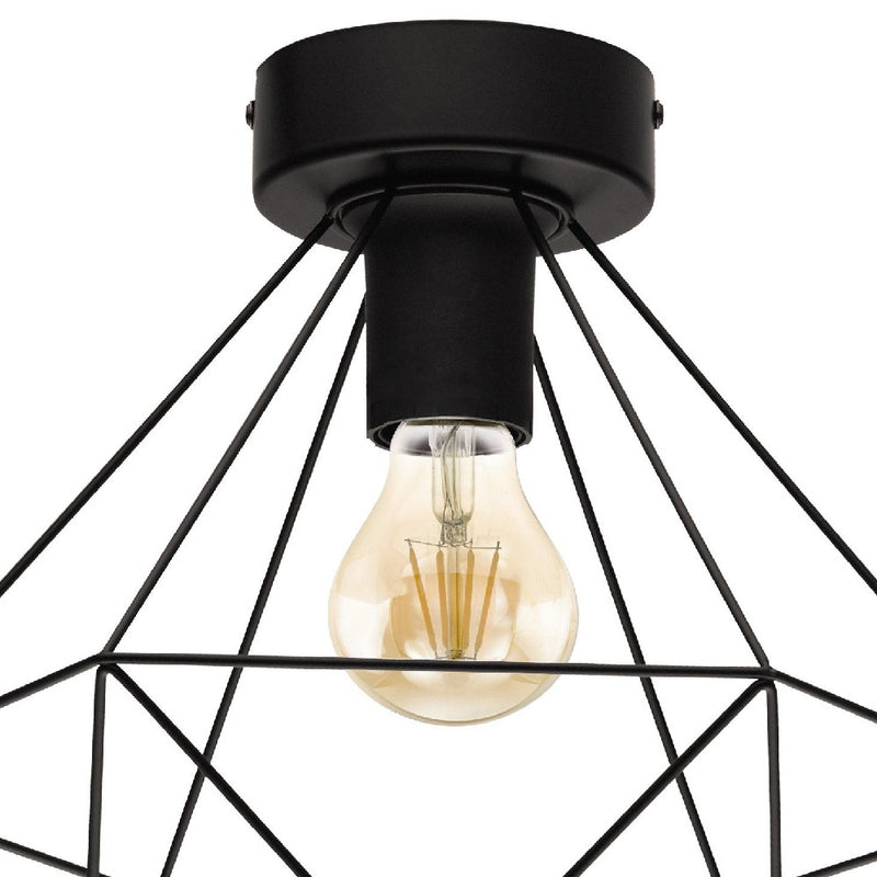 Black Vintage Metal Ceiling Light