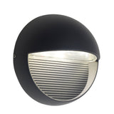 Britalia BR5186502118 LED Anthracite Grey Modern Round Eyelid Bulkhead Wall Light IP54 - 210 Lumen - 400K Cool White