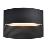 Britalia BR5193201012 LED Matt Black Modern Outdoor p and Down Wall LIght IP54 - 14cm Height - 3000K Warm White