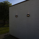 Black outdoor led wall lights