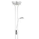 Polished Chrome Mother and Child Floor Lamp