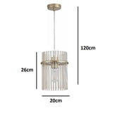 Glass Pendant light for Living room