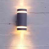 Modern Anthracite Up & Down Exterior Wall Light