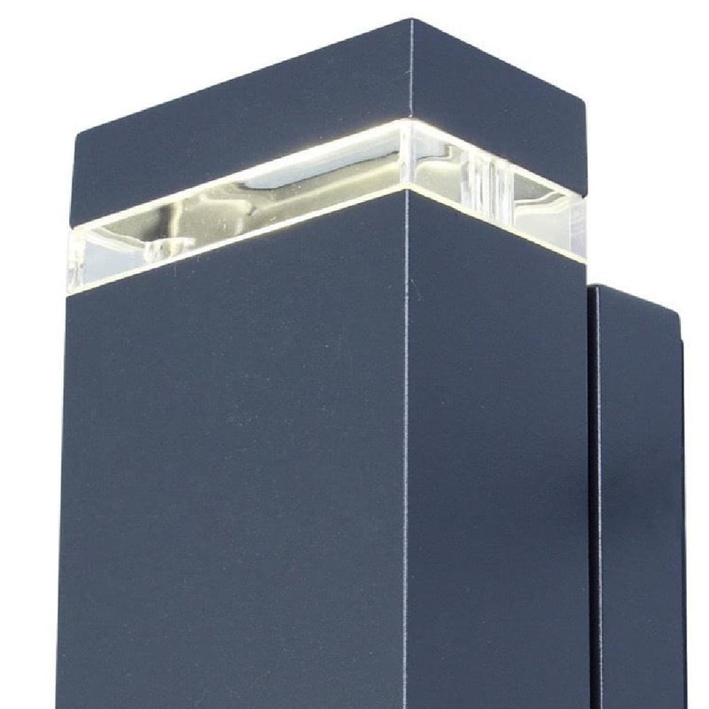 Modern Dark Grey Outdoor Wall Light