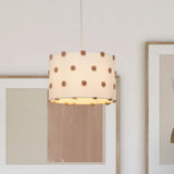 Cotton & Pom Pom Ceiling Pendant Shade